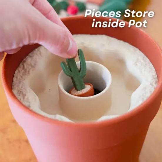 1/2 Набора Шахматная игра Кактус со сворачивающейся шахматной доской Портативная дорожная 3D-печатная игра Кактус Развивающая шахматная игрушка Декорация Подарок для любителей растений