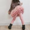 Зимняя юбка-пачка без ног для маленьких девочек, леггинсы, милая многослойная тюлевая юбка, леггинсы, теплая юбка, эластичные брюки, колготки, От 2 до 8 лет