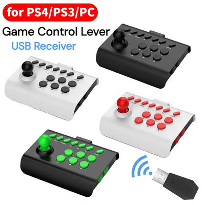 Беспроводной игровой контроллер-аркадный джойстик с USB-приемником для ПК/Android/iOS/Switch/PS3/PS4, файтинг-стик для Street Fighter