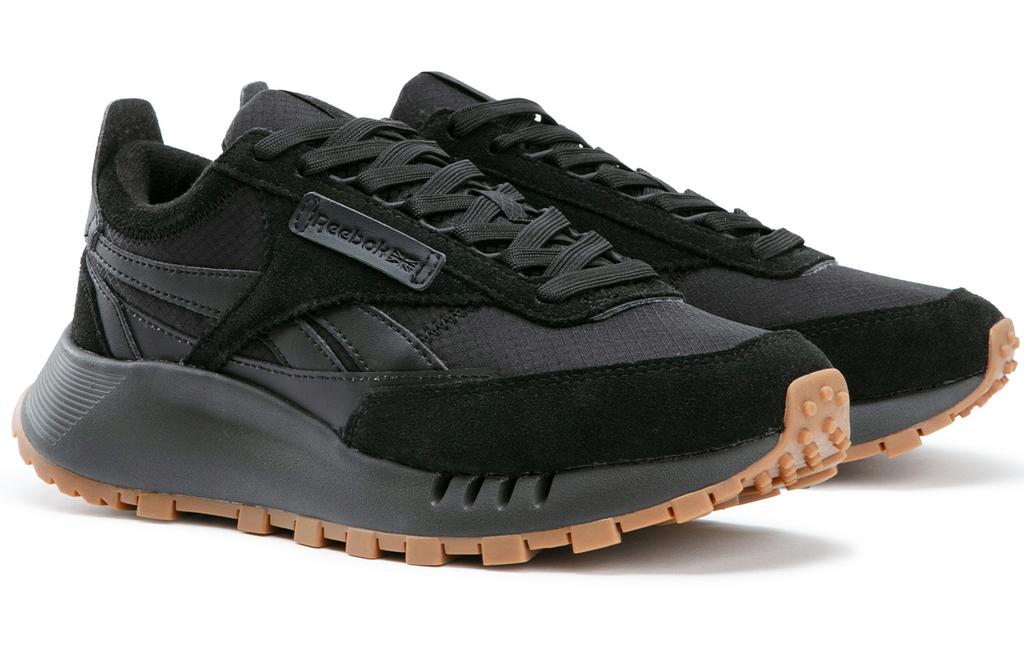 Reebok CL LEGACY W+ Низкие Повседневные Беговые Кроссовки Унисекс Черный Воин 24FRC903U3GH0