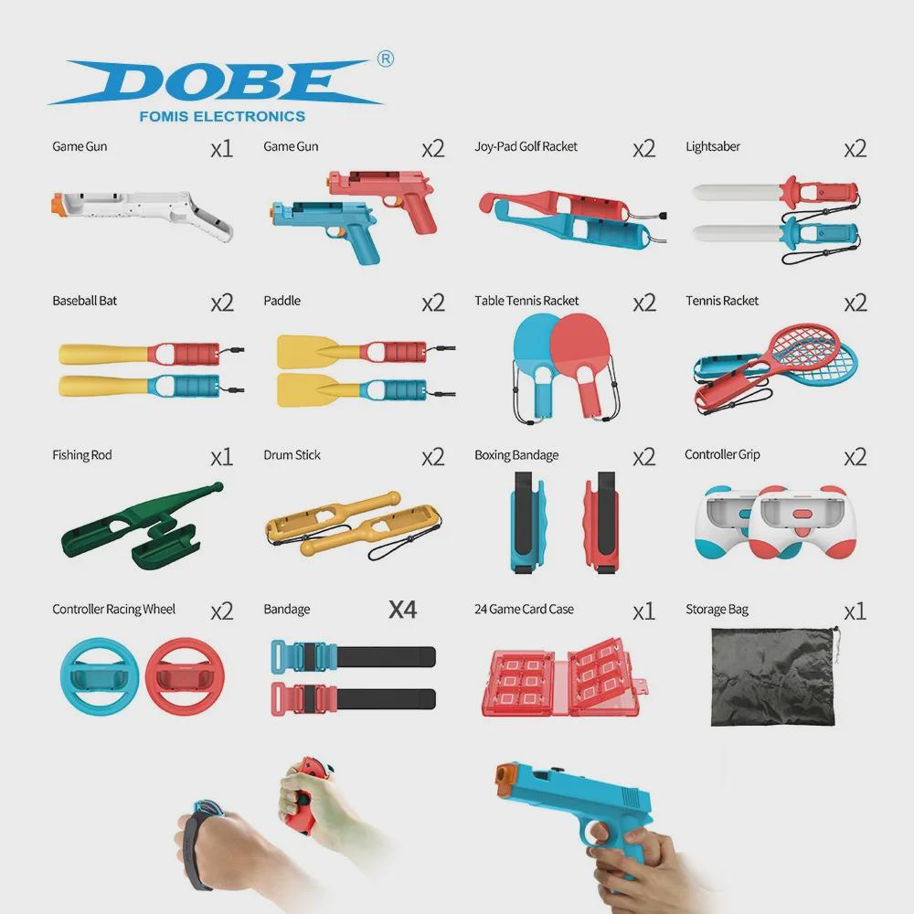 Комплект спортивных датчиков движения 30 в 1: Световой меч, ремешок на запястье, теннисная ракетка, футляр для карт.