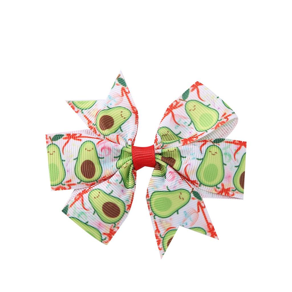 A313 Лента гросгрейн «Единорог» Заколка для волос с бантом «шесть ушей» для детей – Рождественская коллекция