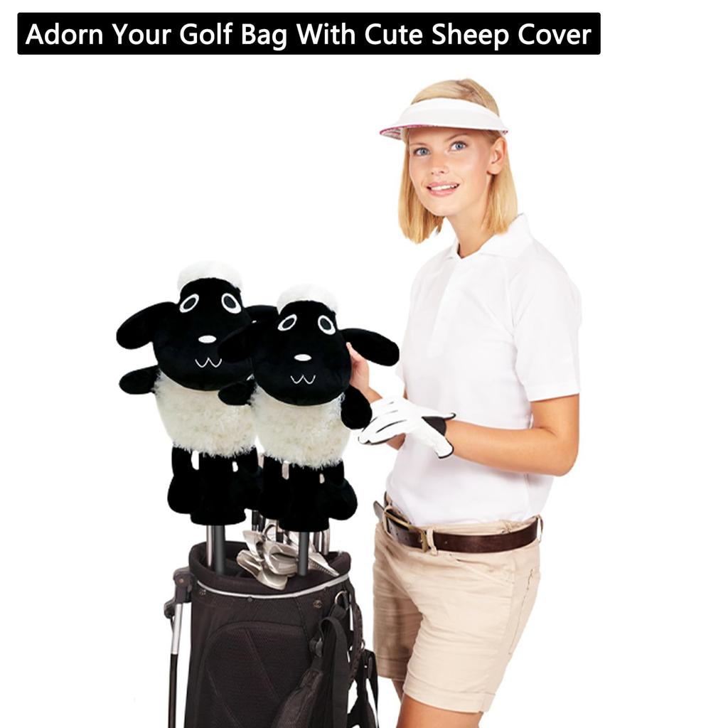 Чехол для гольфа LeFeng Animal, забавная коллекция чехлов для гольфа для драйвера из дерева, симпатичная и мягкая защита для клюшек для гольфа (Погонщик овец)