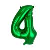 32-Inch US Number Birthday Party Balloons - Individual Aluminum Film