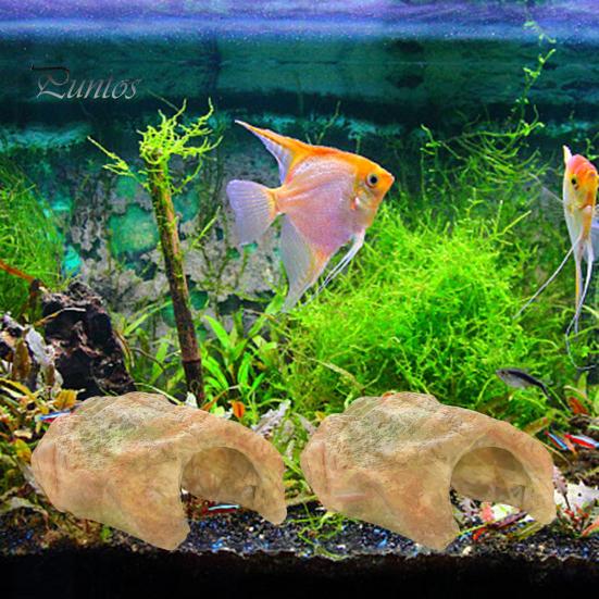 Компактный износостойкий мелкозернистый укрытие для черепах, пещера для укрытия черепах, аквариумное украшение, резервуар для хранения