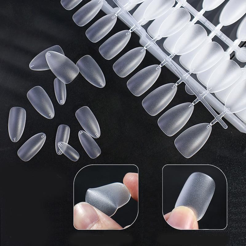 240 шт. ультратонкие матовые накладные ногти с коробкой, полное покрытие, накладные ногти, накладные ногти, инструмент для наращивания ногтей, маникюрный инструмент