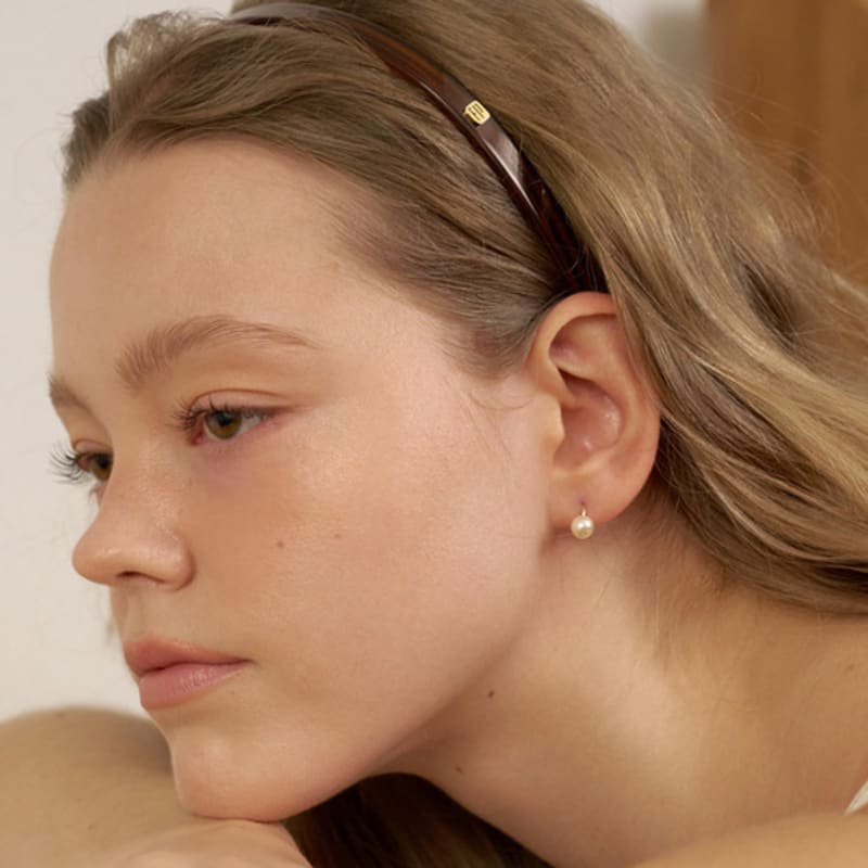 ФАНТАСТИЧЕСКАЯ ПЛАНЕТА коричневая повязка для волос 1 см