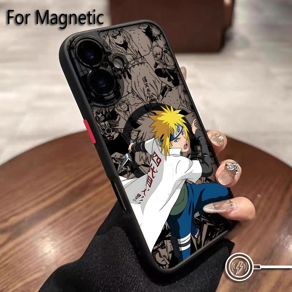 Narutos Minatos Namikazes Phone Case for iPhone 17 16 15 14 13 12 11 Air Pro Max Mini XR XS X 7 8 6 6s Plus Matte Magnetic