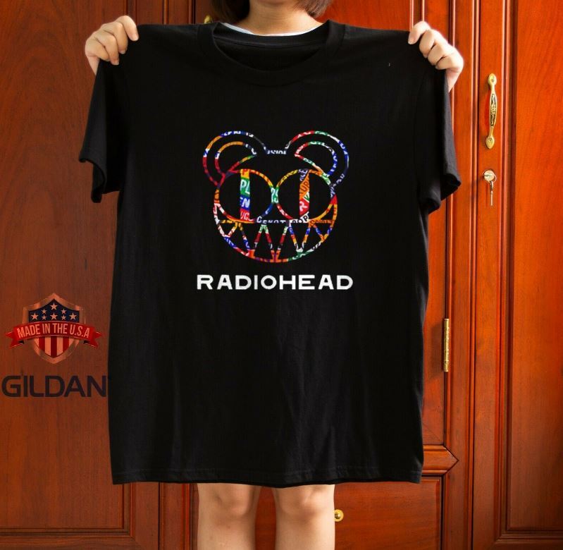 Radiohead Английская Рок-группа Логотип Унисекс Футболка Унисекс Футболка