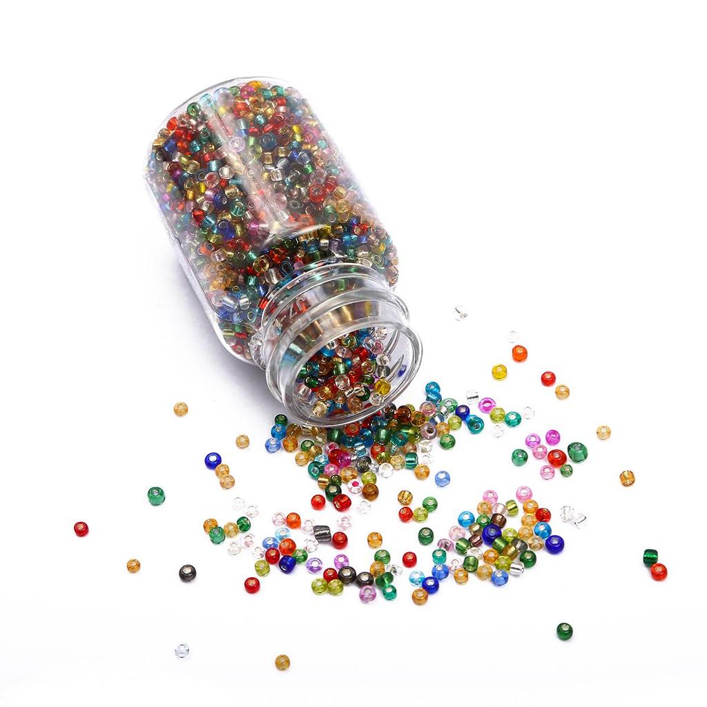 2 мм 3000 шт стеклянные бусины в бутылках для изготовления ювелирных изделий своими руками, аксессуары
