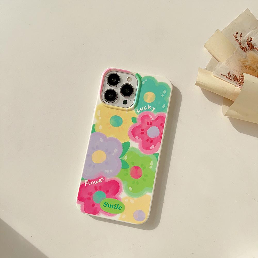 Красочный чехол для телефона с масляной живописью и цветами для iPhone 17 iPhone 17 Pro Max