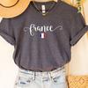 France Tee, France T-Shirt, France Vintage Style, Europe Gift, France Shirt, French Heritage Tee, France Travel Shirt