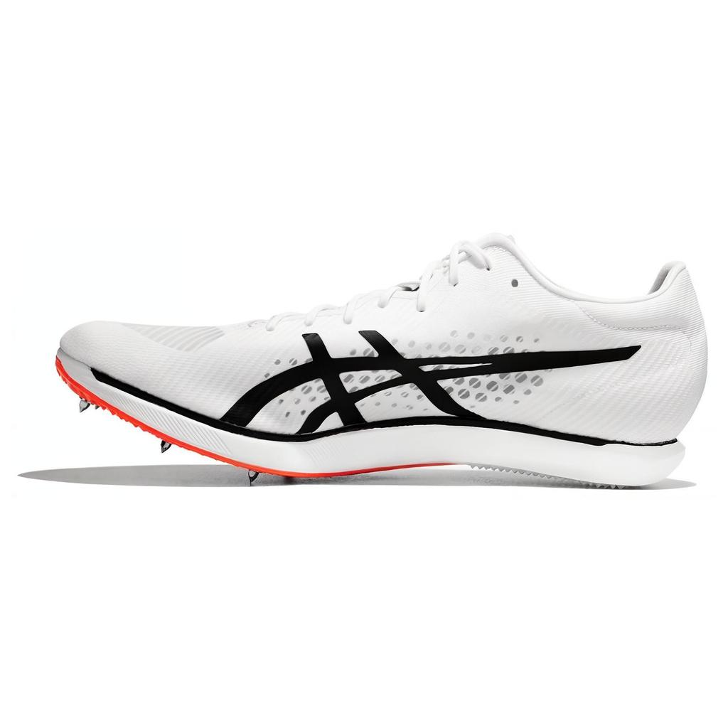 Asics Cosmoreracer Md 3 Удобные Универсальные Прочные Дышащие Низкие Кроссовки для Трековых Гонок и Бега Унисекс Белый 1093A221-100