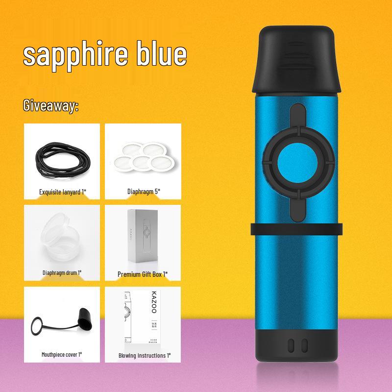 Professional Metal Kazoo Flute for Beginners - Easy Guitar Accompaniment & Unique Niche Instrument