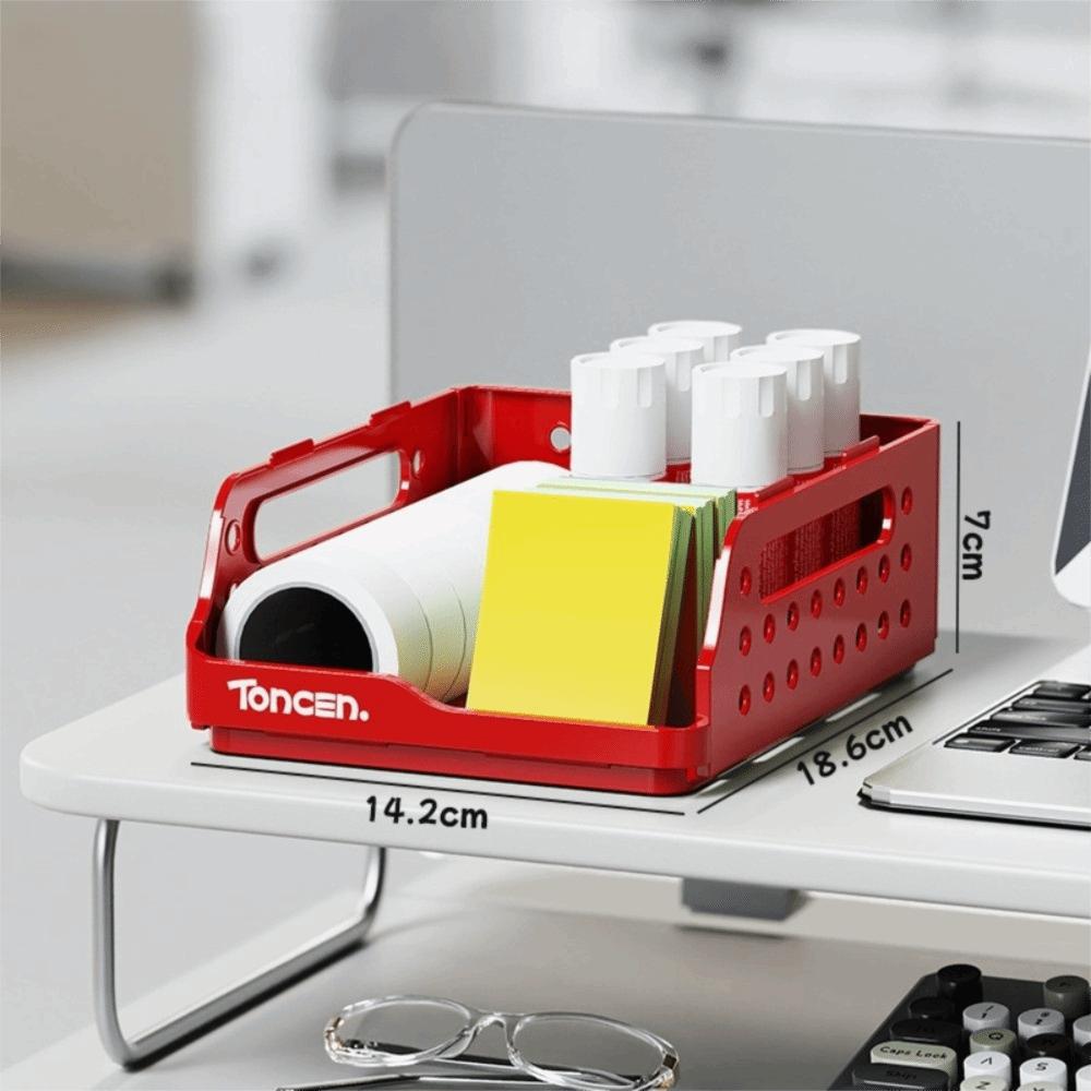 Перфорированная доска Складная настольная книжная полка Пластиковый органайзер с ящиками Настольная полка для хранения Студенческая учеба