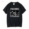 Футболка 7 Seconds Band Old School American Hardcore Полный размер S 5XL SN404 винтажная Слегка выстиранная мужская дизайнерская одежда