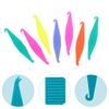 50 Pcs Mixed Color Dental Orthodontic Disposable Elastic Placing Hook Elastomeric Ligature Tie Placer Tooth Care Tools
