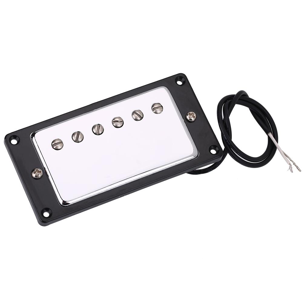Комплект хромированных звукоснимателей Humbucker для бриджа и грифа с крепежными винтами для гитар LP