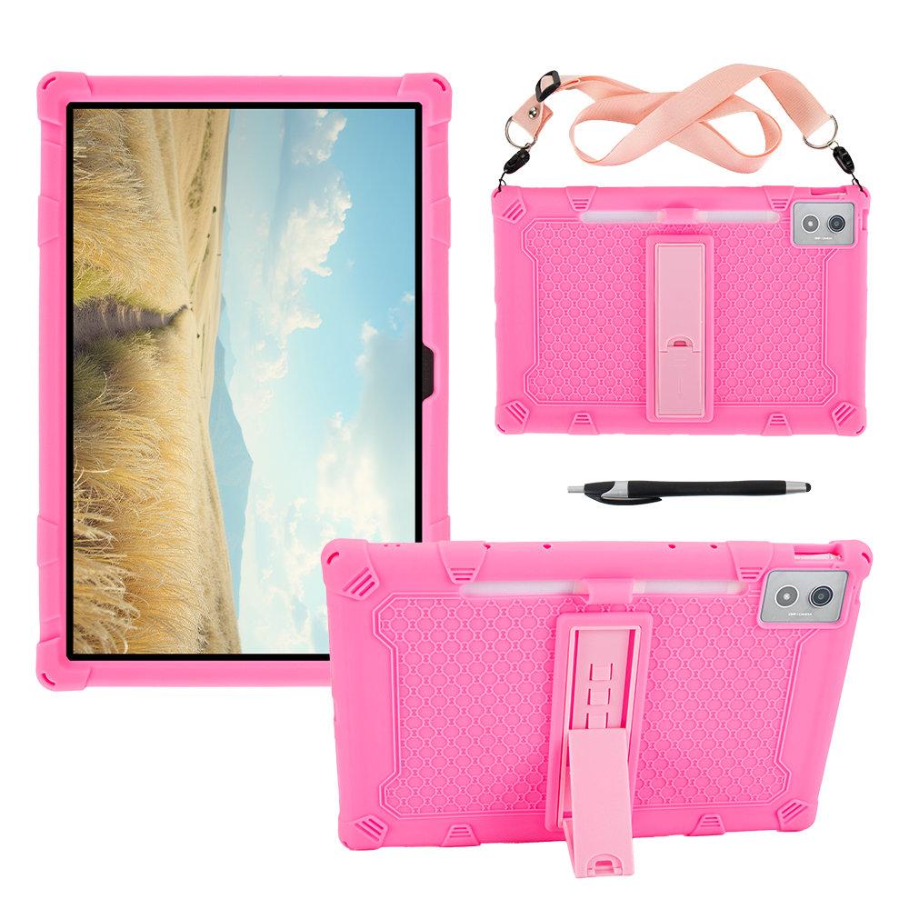 Soft Stand Case For Lenovo Xiaoxin Pad Pro 12.7 2025 12.7 Inch TB-375FC TB-371 Silicone Protective Tablet Back Cover