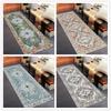 Retro Bohemian Kitchen Rug Dirty-resistant Living Room Carpet Balcony Bath Floor Mat Non Slip Sofa Bedroom Area Rugs Home Decor