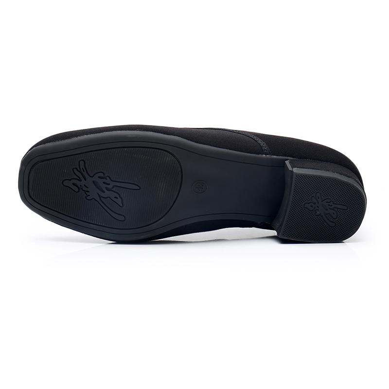 Oxford Cloth Men Modern Dance Shoes Soft Sole Tango Latin Ballroom Party Dance Shoes 2.5CM Heel