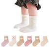 HAYAHARU Baby Ages for Girls Socks, 0-5, Non-Slip, Cotton, Comfortable, Breathable, Soft, Antibacterial, Toddlers, Boys,