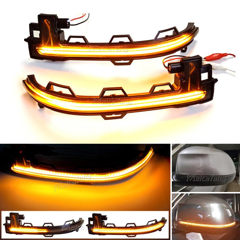 For BMW X3 X4 X5 X6 F25 F26 F15 F16 2014 2018 LED Dynamic Turn Signal Blinker Sequential Side Mirror Indicator Scroll Light Lamp