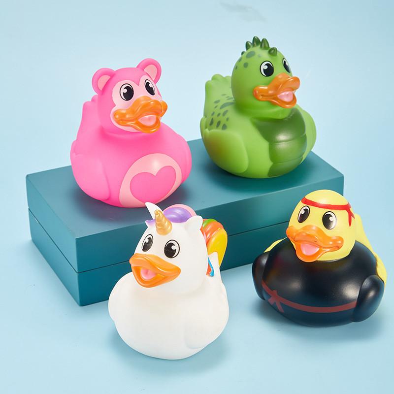 Little Rubber Soft Yellow Duck Swimming Toy Decoration Kids Gift Cute Cartoon