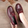 2024 Cheap Shoes Women Leather Flats Female Flats Spring Shoes Classic Women's Loafers Casual Leather Shoes