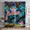 League Legends Curtains for Living Room Curtain Tulle for Bedroom Shades Halloween Decoration Home Interior Curtains 2 Pieces
