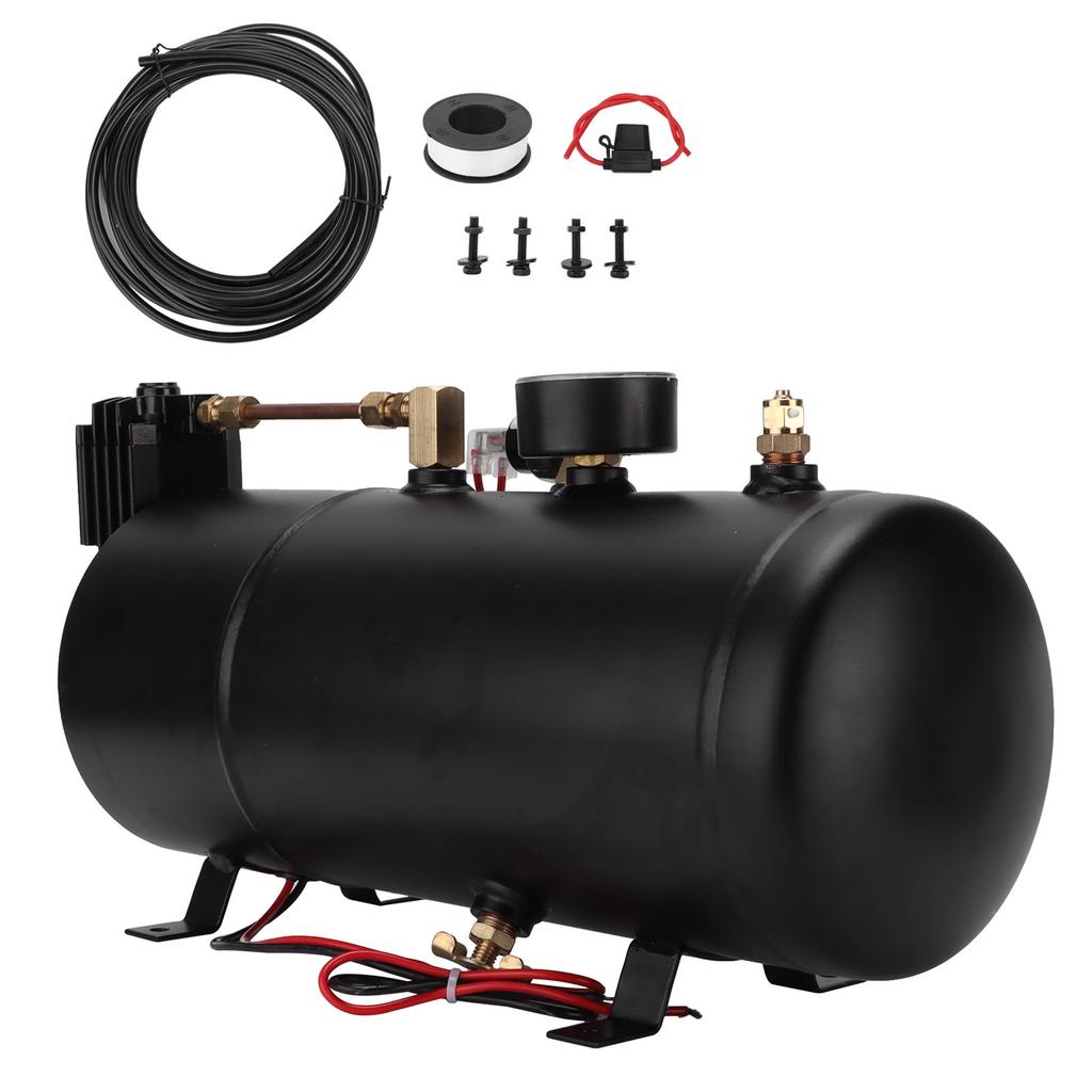 12V Air Horns Compressor 3L 150PSI Replacement Modification for Cars Trucks Ships Trains