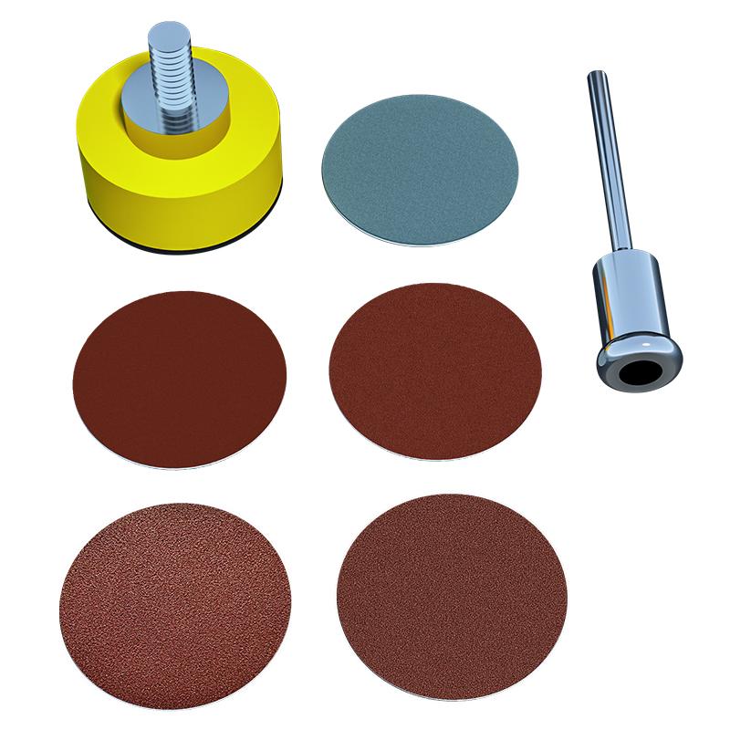 ITLY 1 дюйм 100 шт. набор наждачной бумаги 25 мм шлифовальный диск шлифовальный диск абразивная бумага 1 дюйм абразивная полировальная подложка для инструментов Dremel