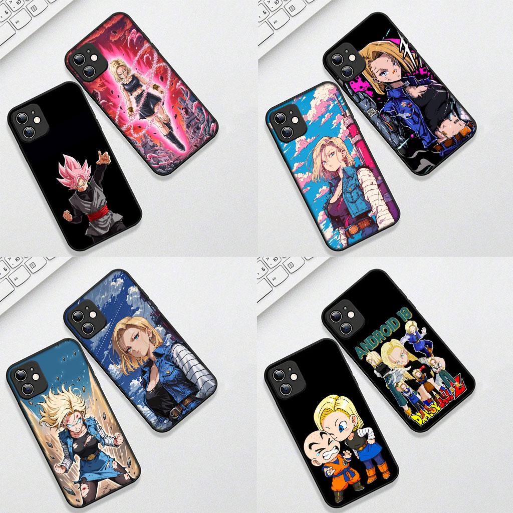 Android 18 Dragons Gokus Balls for Samsung Galaxy Note 20 Ultra 10 8 9 S10 Plus S8 A70 A24 A25 A21S A37 A57 A55 A7 Case