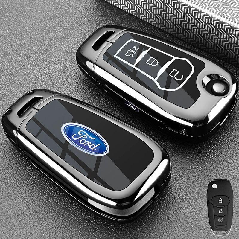 Чехол для ключа Ford для Edge, Explorer, Нового Mondeo, EVOS, Fiesta - Корпус-защелка для автомобиля