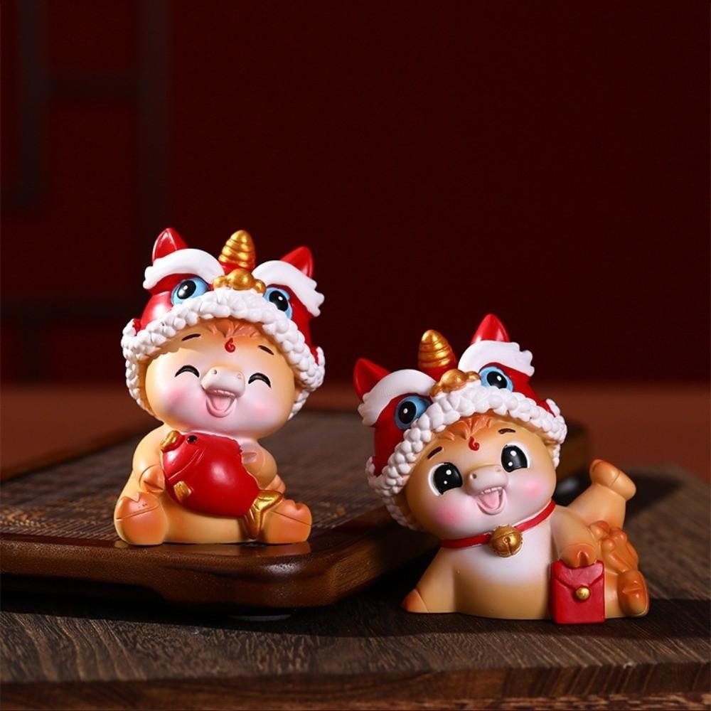 Смоляные фигурки знака зодиака Лошадь Милая статуэтка лошади Смешной талисман года Лошади 2026 Праздник весны