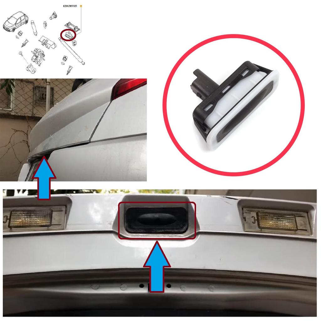 BDP1561 Кнопка открывания задней двери для Renault Megane Scenic MK2 3 Clio MK3 MK4 Captur Laguna 3 Modus Twingo 2 8200076256