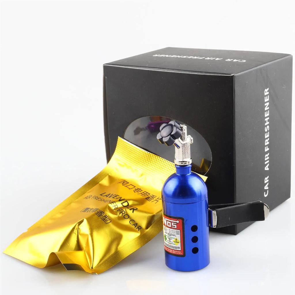 Автомобильный освежитель воздуха Blue Billet Aluminium Scent NO S Car Air Vent Perfume Ароматизатор Сменный блок освежителя Аксессуары для автомобиля Украшение