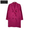 Allureville Pink Cashmere Blend Double Breasted Coat Made In 2010 Coat 2 pinkUsed