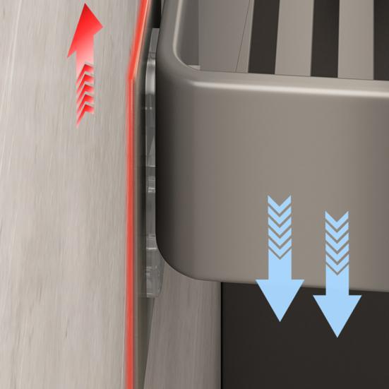 Настенная полка для хранения в ванной без сверления, отличная липкость, противоскользящая, большая грузоподъемность, нержавеющая, водонепроницаемая, с крючком, органайзер для душа ARI