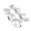 [H3414] - Silver Earrings 'Choreography'