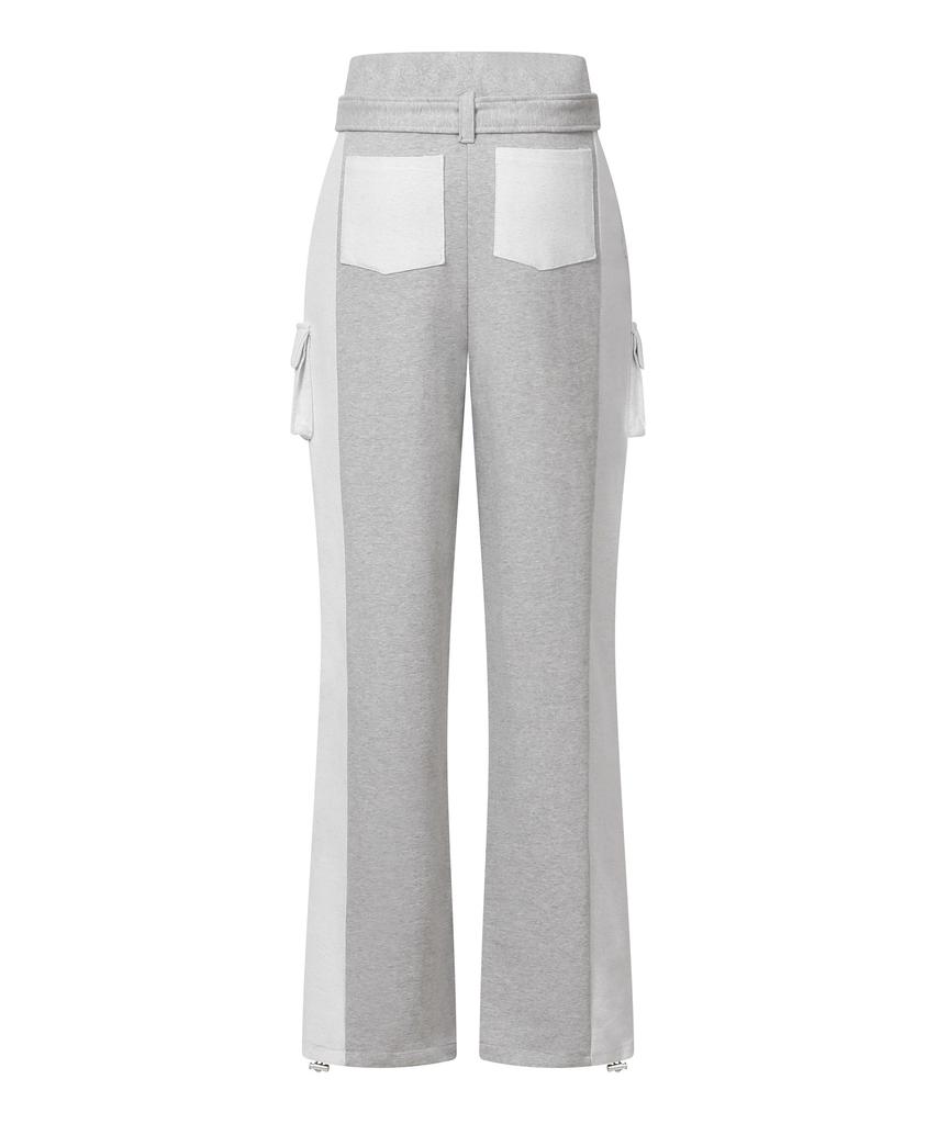 MUCENT Molve Metal Logo Belted Sweatpants (2 Colors)