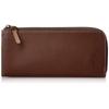 Длинный кошелек Drop Tree [Kanmi] Г-образный (коричневый)