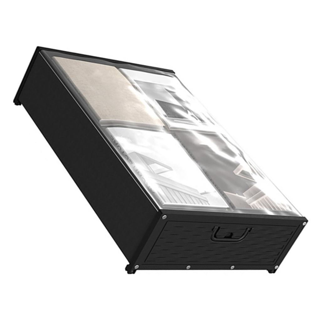 Контейнеры для хранения под кроватью с колесами Органайзер для хранения одежды под кроватью с прозрачным окном для