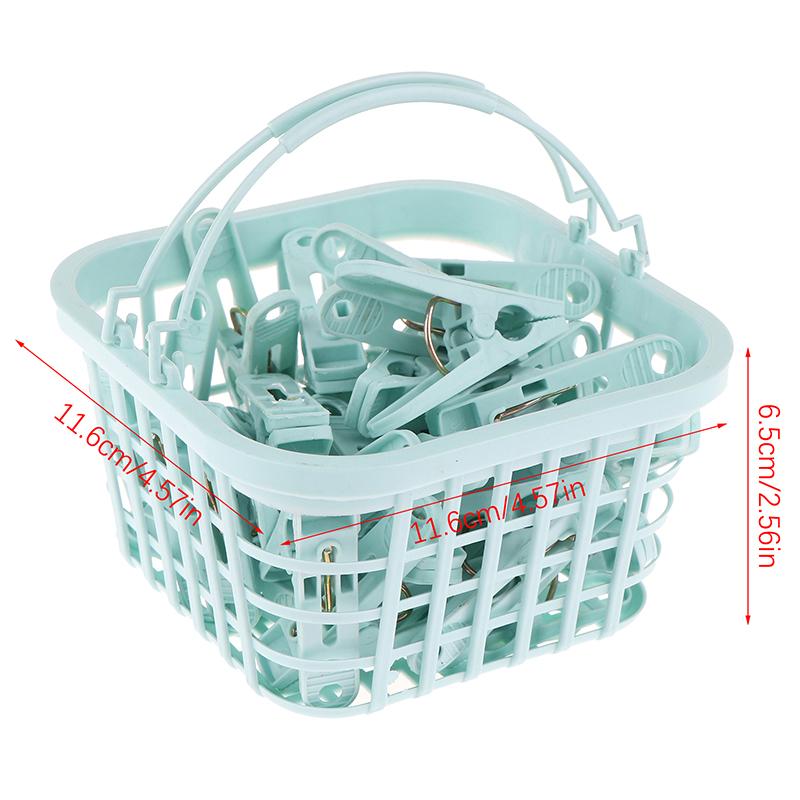 30 шт. Пластиковые прищепки для белья, прищепки для сушки одежды, ветрозащитные зажимы для одежды, маленькие прищепки с корзиной