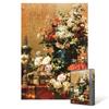 Flower Vase and White Blossoms - 1000 Piece Jigsaw Puzzle, Popular Korean Puzzle