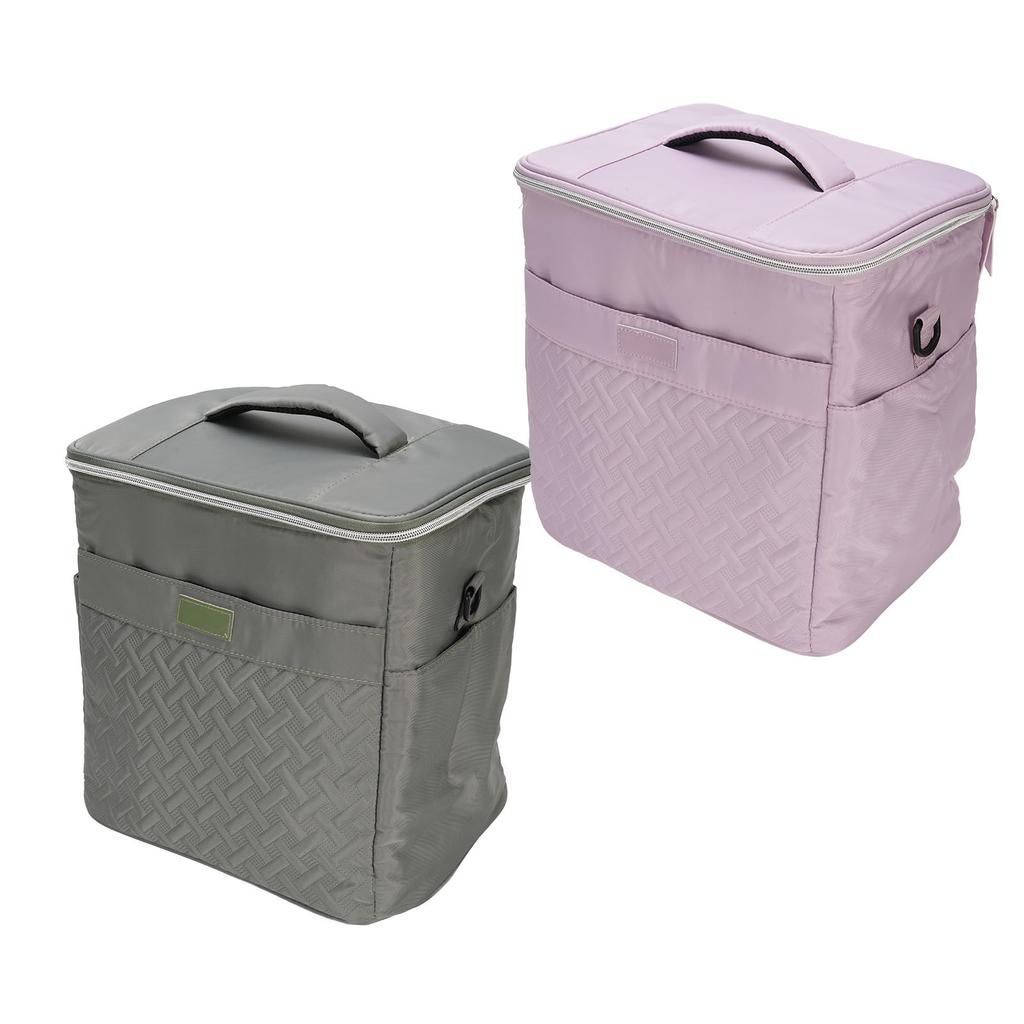 21 л Изолированная сумка-холодильник для женщин, Непромокаемая сумка для ланча для офиса, пеших прогулок, пляжа, с регулируемым плечевым ремнем