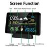 Wireless Weather Station 8-in-1 Indoor/Outdoor Thermometer Temperature Humidity Time Date Radio Signal Air Pressure Moon Phase