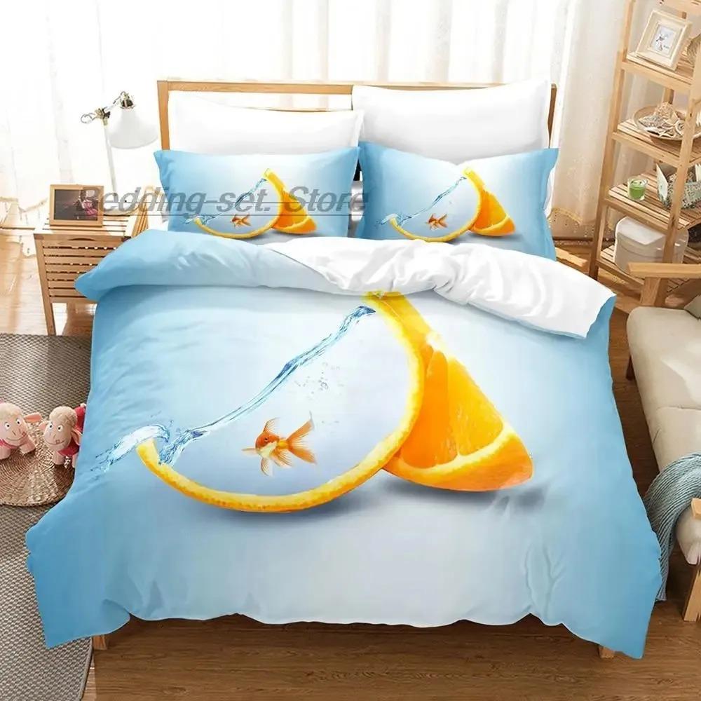 Strawberry Vegetables And Fruits Bedding Collection Single Twin Full Queen King Size Bed Collection Aldult Boys Bedroom Duvetcover Collections