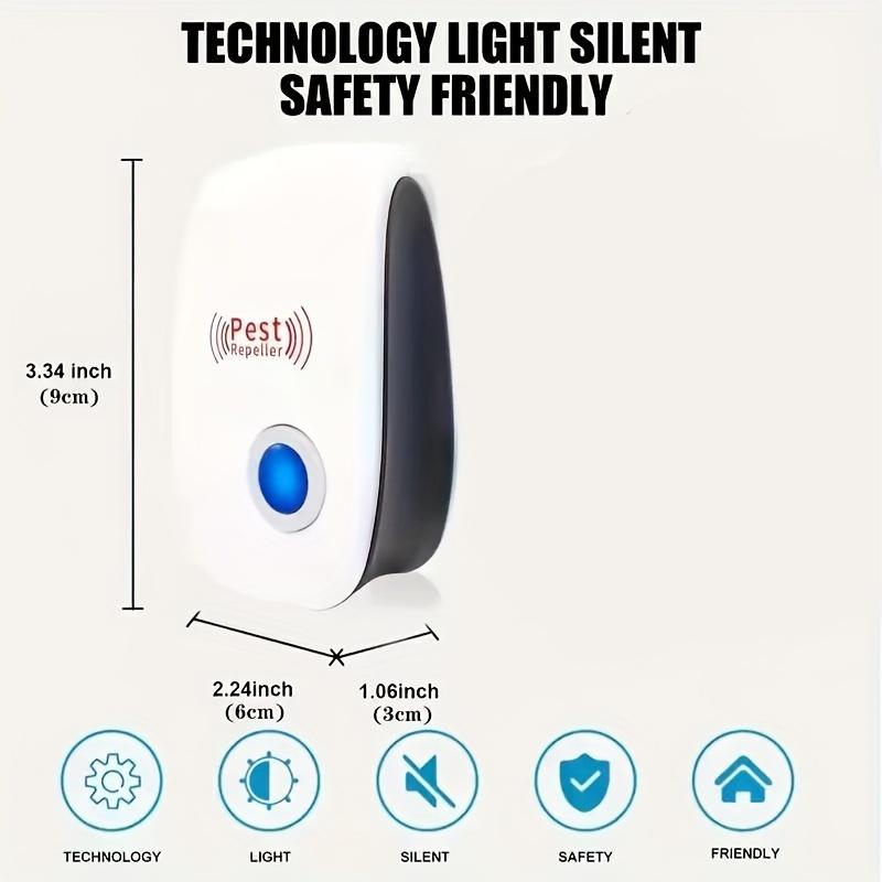 Ultrasonic Insect Repellent With Plug, Indoor Pest Repellent
