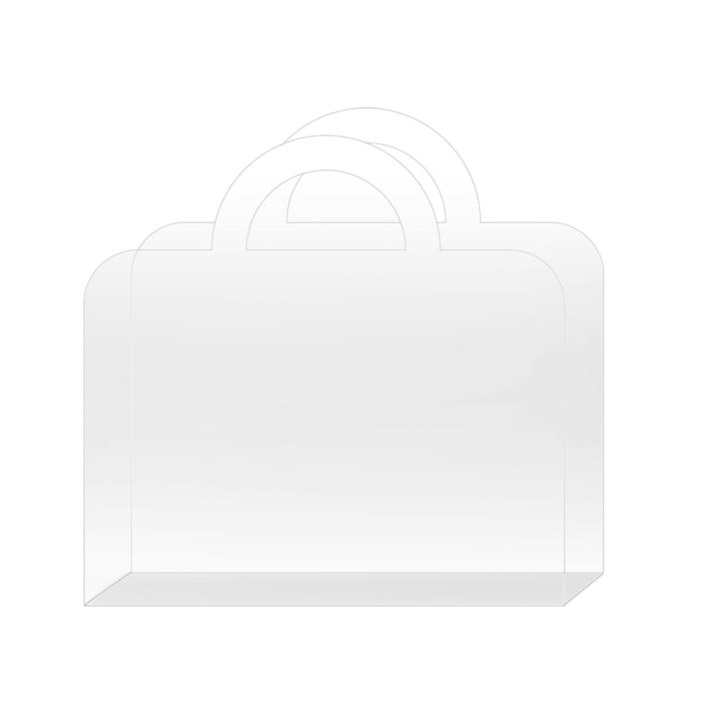 Прозрачная ПЭТ Коробка для свежих цветов Сумка-букет Сумка для упаковки цветов Сумка для подарков на фестивали и вечеринки Упаковочный пакет для роз